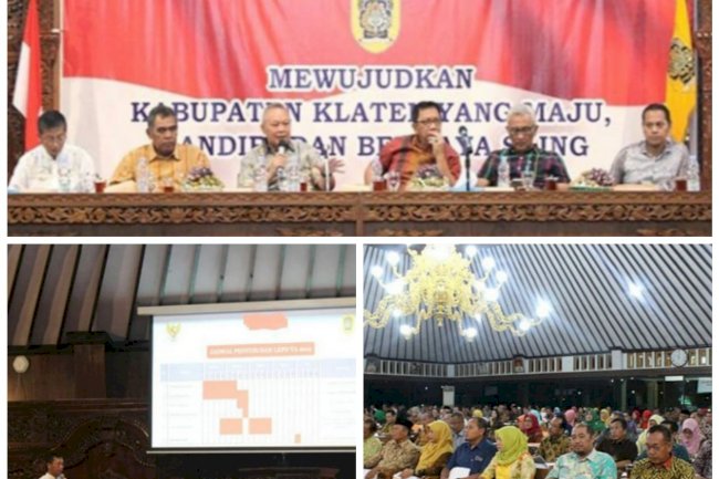 Penyampaian Progres Laporan Keuangan Pemerintah Kabupaten Klaten Tahun Anggaran 2019