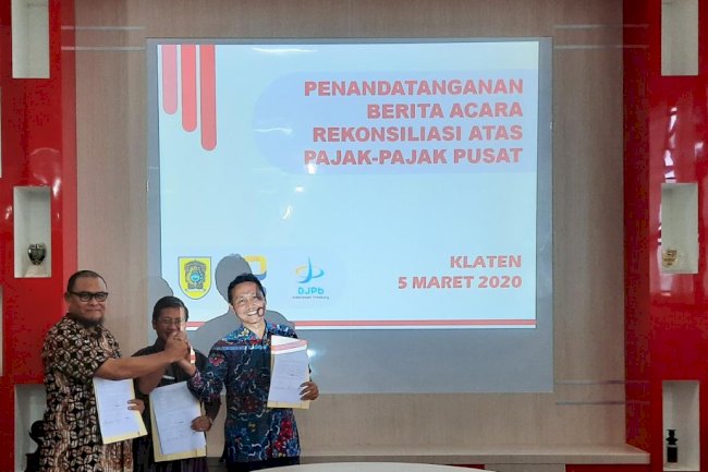 PENTINGNYA REKONSILIASI ATAS PENYETORAN PAJAK-PAJAK PUSAT TERHADAP PENERIMAAN DAERAH.