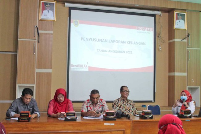 BPKPAD Kabupaten Klaten Menyelenggarakan FGD Terkait Penyusunan Laporan Keuangan Tahun 2022