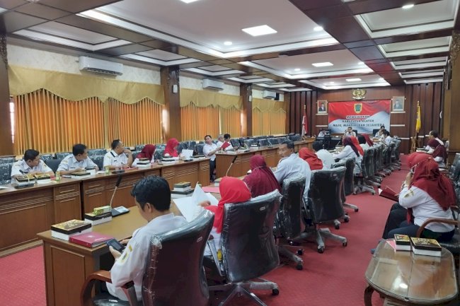 Rapat Koordinasi Pencairan Bantuan Keuangan Bersifat Khusus Kepada Pemerintah Desa Yang Bersumber APBD Perubahan Tahun 2023