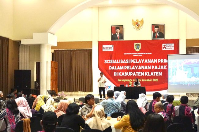 Sosialiasasi dan Bimbingan Teknis terkait Service Excellent (Pelayanan Prima)