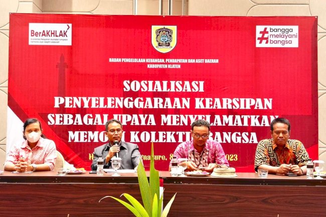 Sosialisasi Penyelenggaraan Kearsipan Sebagai Upaya Menyelamatkan Memori Kolektif Bangsa