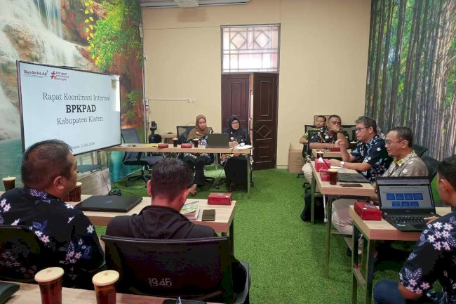Isu-isu Strategis Jadi Pembahasan Di Rapat Internal BPKPAD Kabupaten Klaten