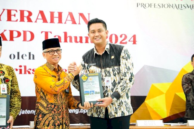 Penyerahan Laporan Hasil Pemeriksaan Atas LKPD Kabupaten Klaten Tahun 2024