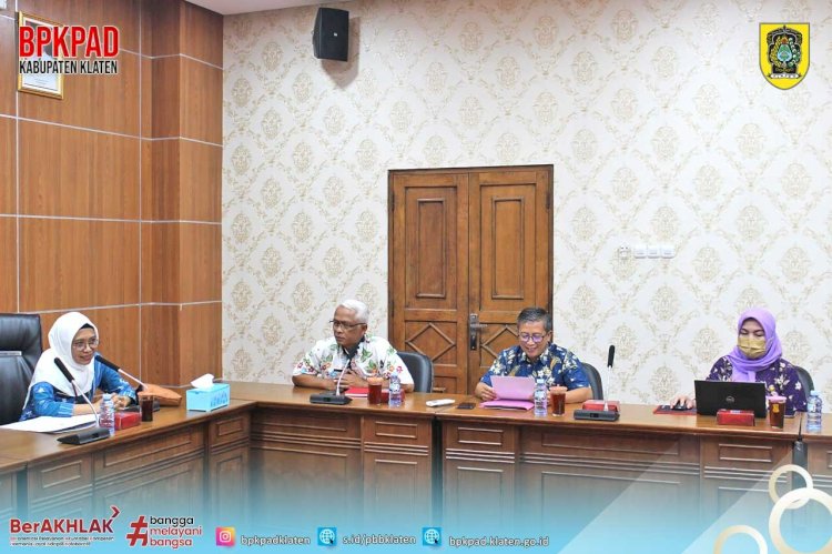 Entry Meeting Dengan BPK RI Perwakilan Provinsi Jawa Tengah Dalam Rangka Pemeriksaan Terinci Atas LKPD Pemerintah Kabupaten Klaten Tahun 2022