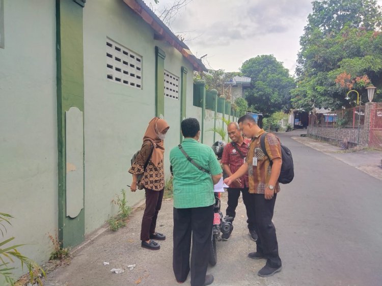 Kegiatan Cek Lokasi Jalan Lingkungan Yang Diajukan Pensertifikatan