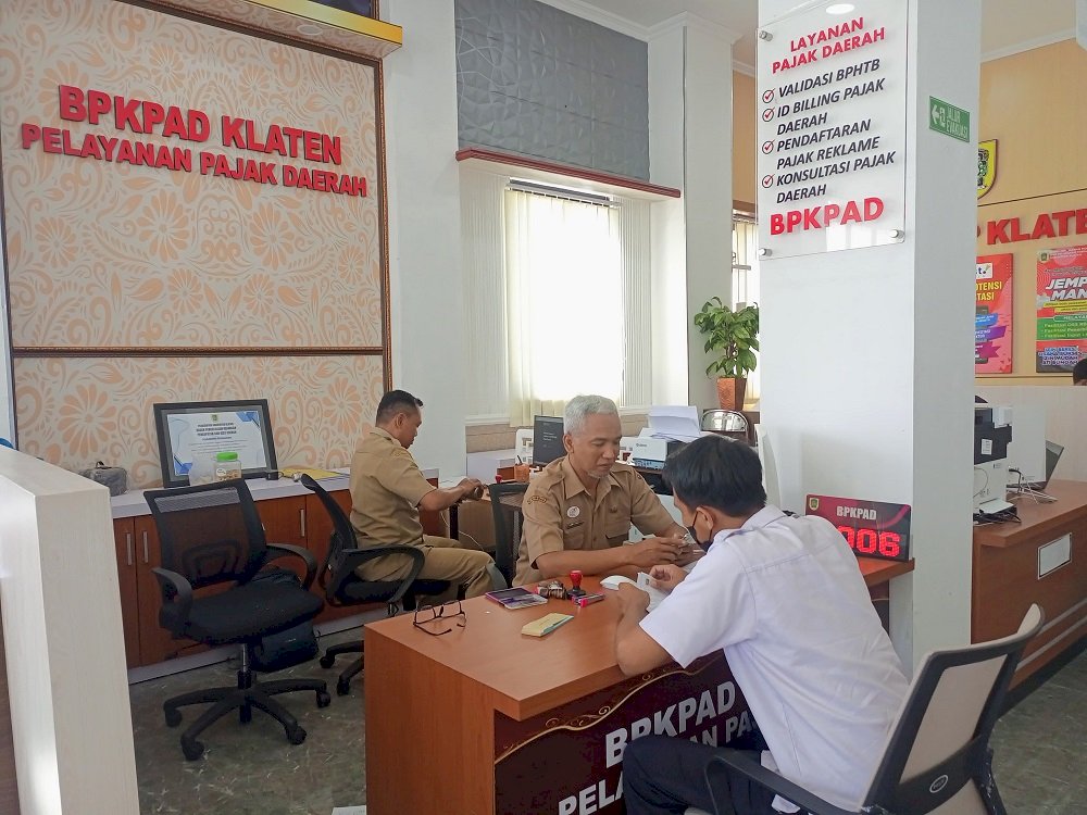 Pelayanan Pajak Daerah Kabupaten Klaten Hari Ini