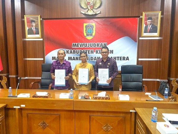 Serah Terima Berita Acara Rekonsiliasi Pajak Pusat Semester I Tahun 2024