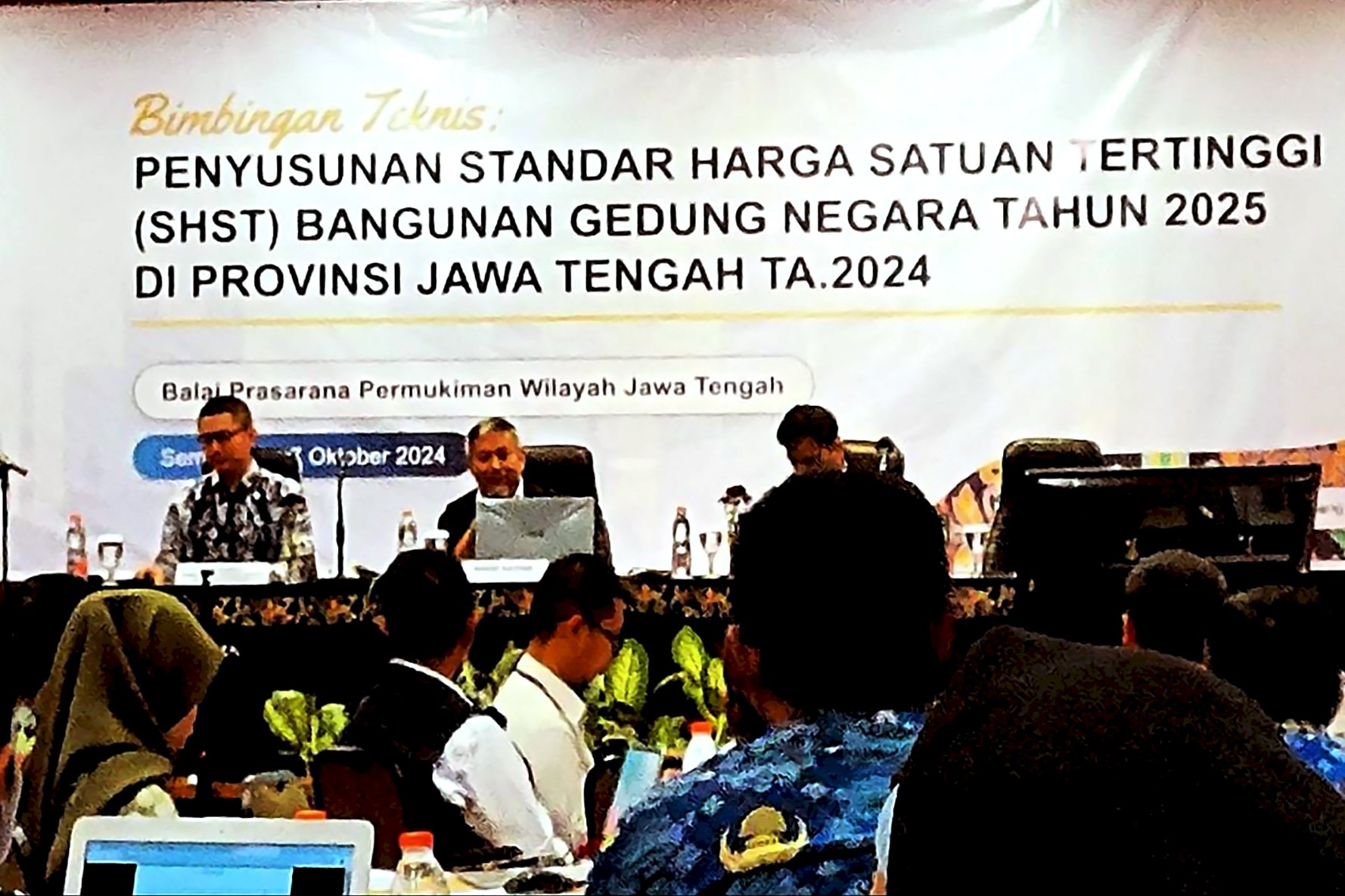 Bimbingan Teknis Penyusunan Standar Harga Satuan Tertinggi (SHST) Bangunan Gedung Negara Tahun 2025 di Provinsi Jawa Tengah TA. 2024