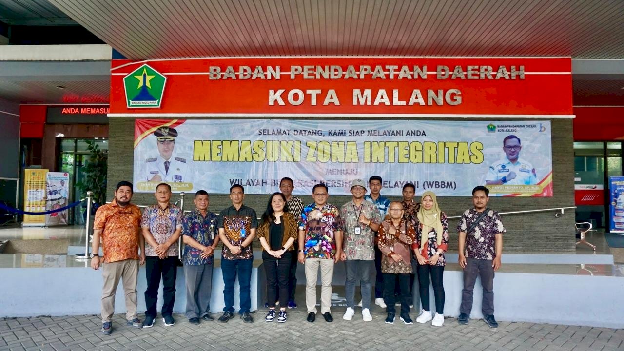 Kunjungan kerja dan kaji banding BPKPAD Kabupaten Klaten bidang Pendapatan Asli Daerah ke Bapenda Kota Malang