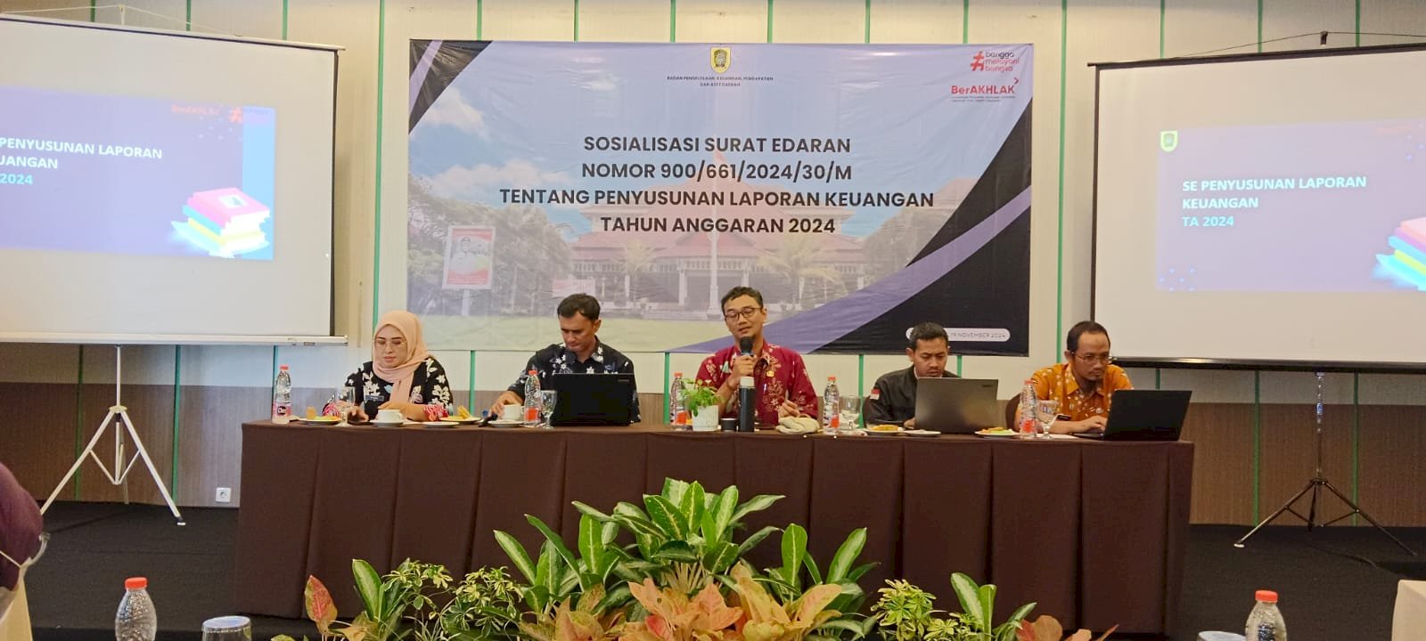 Sosialisasi Surat Edaran Nomor 900/661/2024/30/M tentang Penyusunan Laporan Keuangan Tahun Anggaran 2024