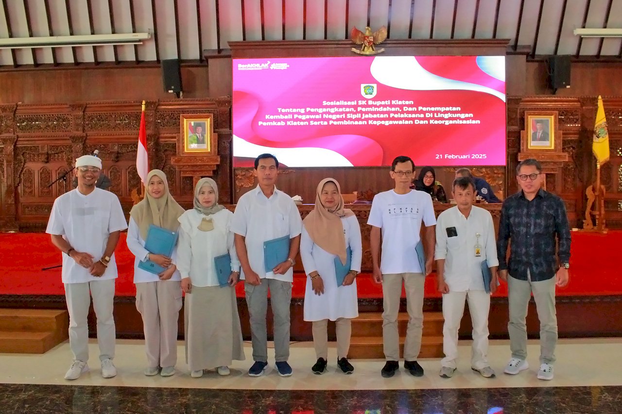 Sosialisasi Penataan Aparatur Sipil Negara di lingkungan BPKPAD Kabupaten Klaten 