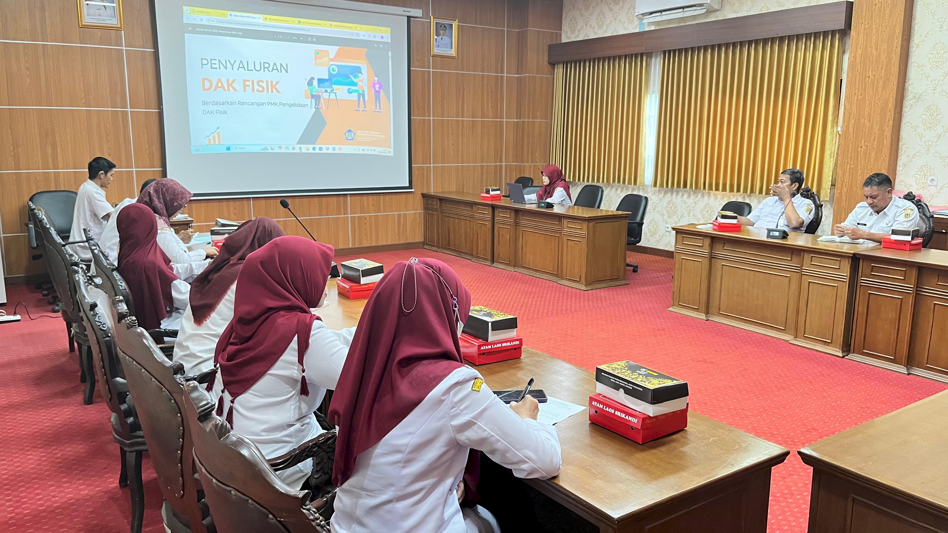 Koordinasi Penyaluran DAK Fisik Tahap 1 Tahun 2025