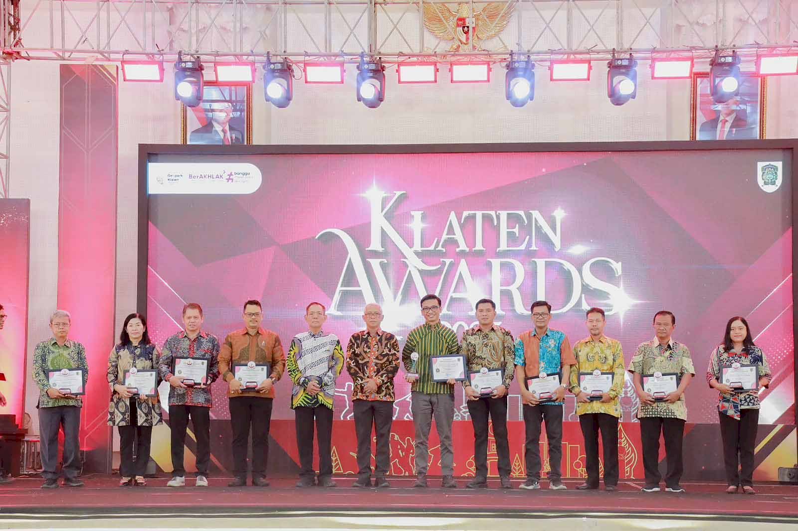 BPKPAD Mendapatkan Juara 1 dalam Penghargaan KLATEN AWARD 2025