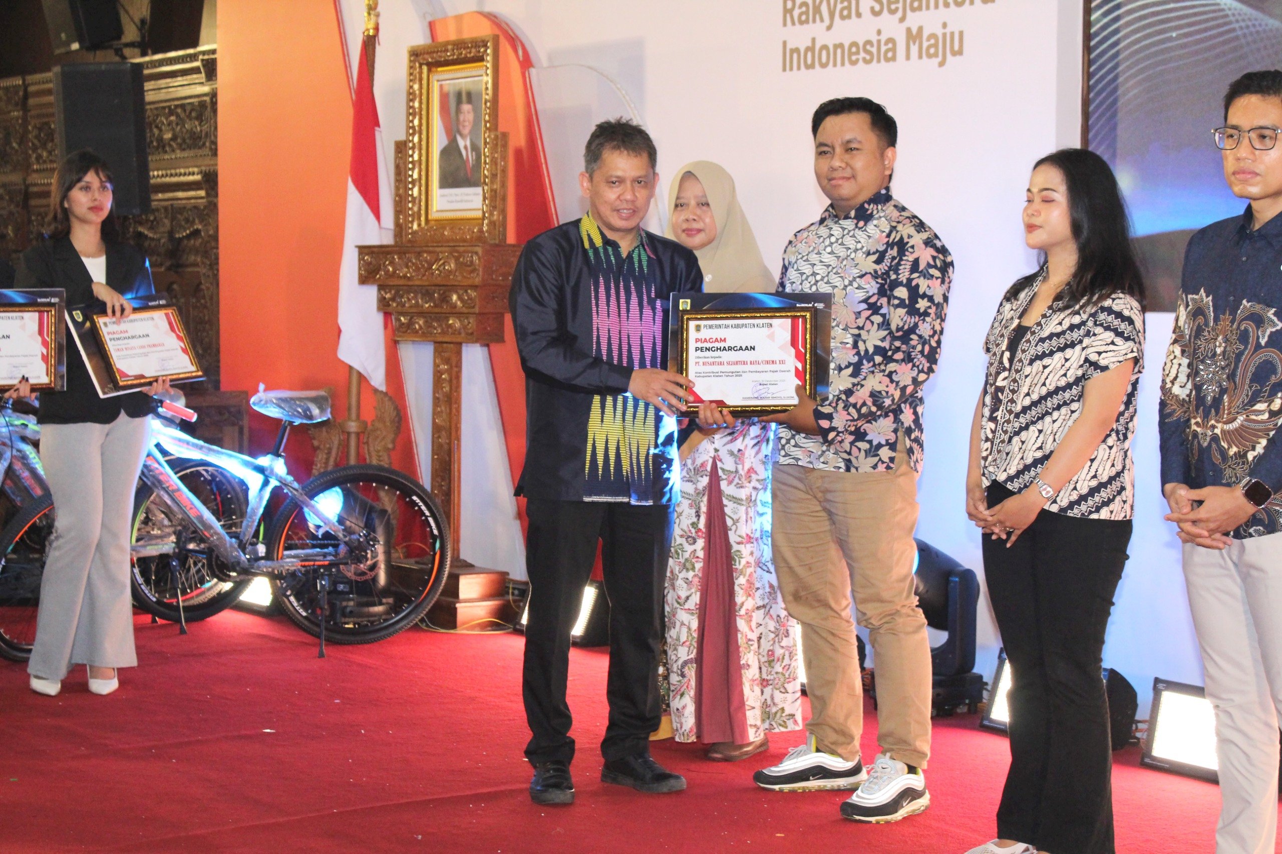 Badan Pengelolaan Keuangan, Pendapatan dan Aset Daerah Klaten menggelar Malam Apresiasi Pajak Daerah Tahun 2025