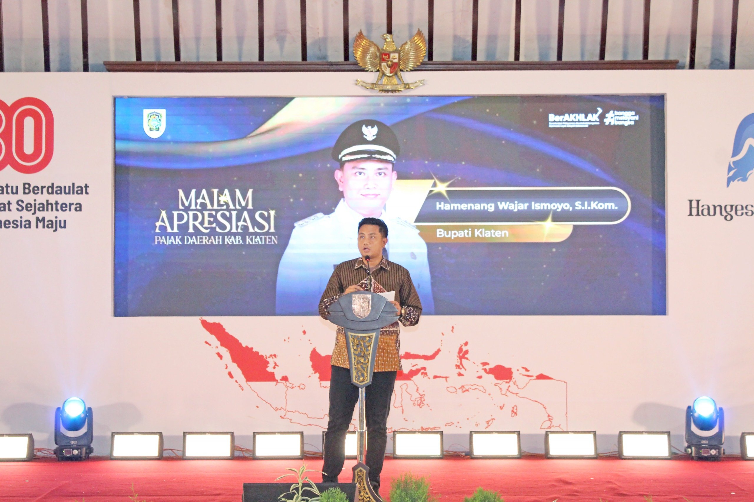 Badan Pengelolaan Keuangan, Pendapatan dan Aset Daerah Klaten menggelar Malam Apresiasi Pajak Daerah Tahun 2025