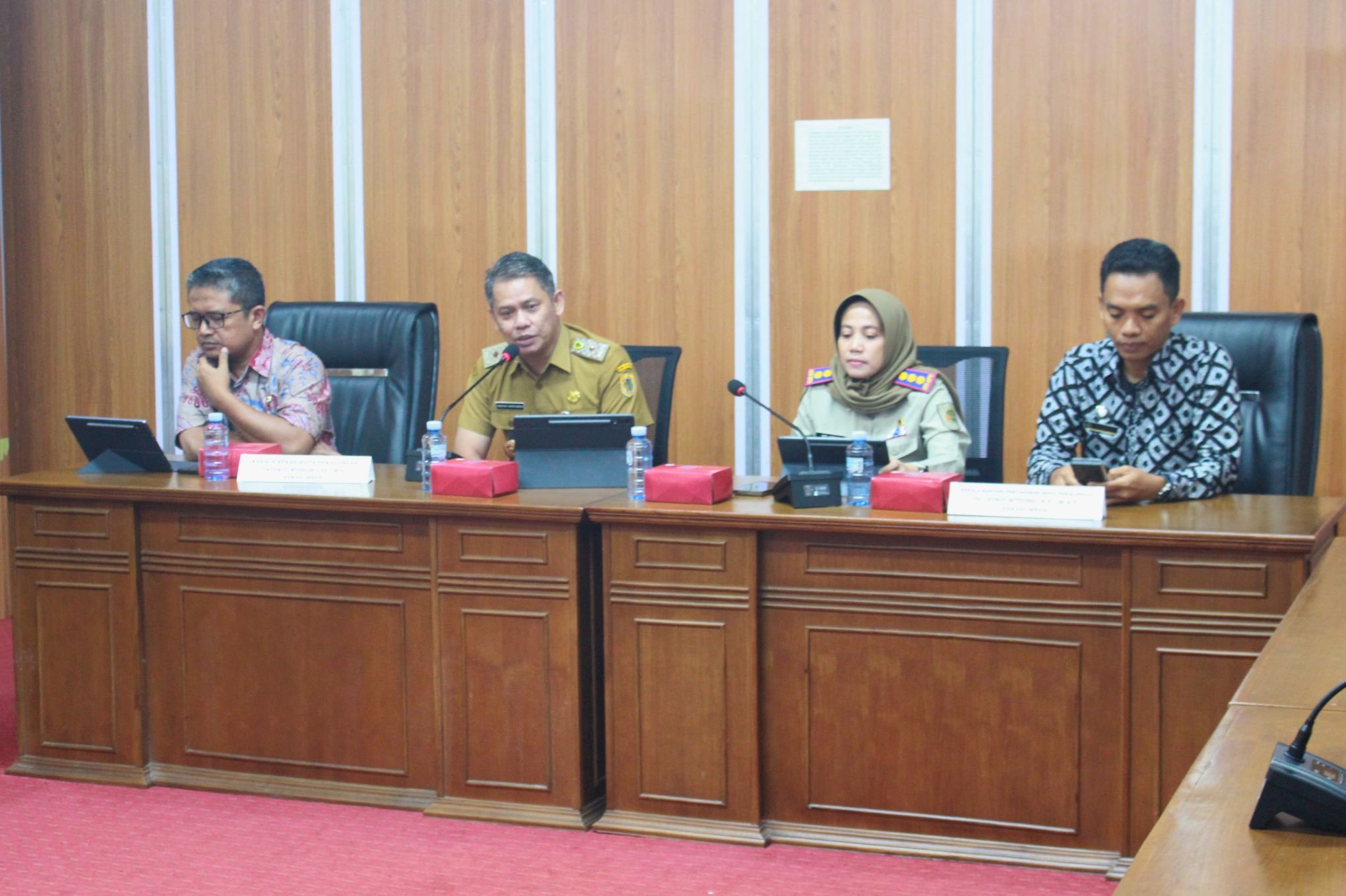 Pembahasan PKS antara BPKPAD Kabupaten Klaten dengan ATR BPN Kabupaten Klaten terkait Integrasi Peta Digital