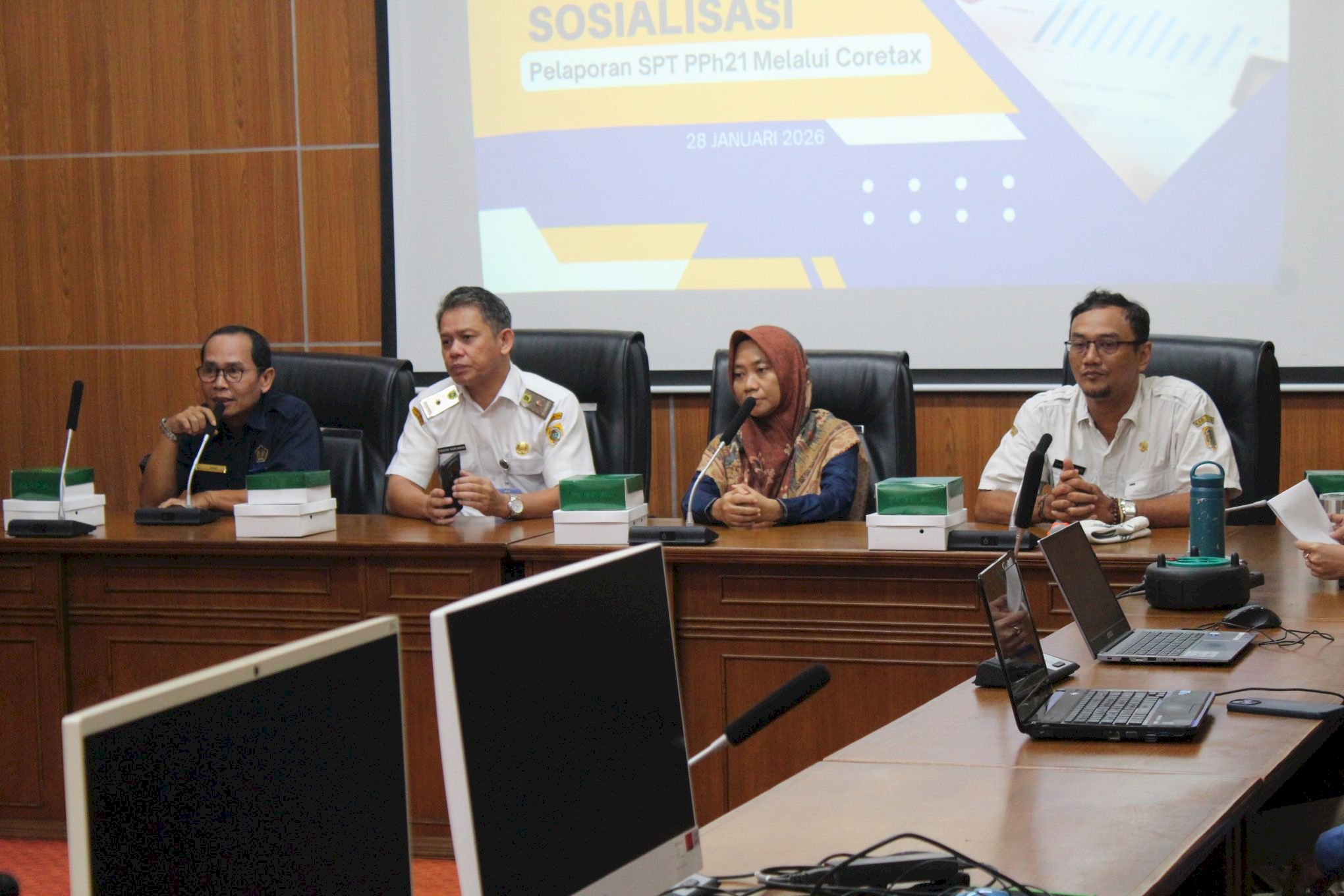 Sosialisasi Pelaporan SPT PPh 21 melalui coretax kepada seluruh ASN di Lingkungan BPKPAD Kabupaten Klaten.