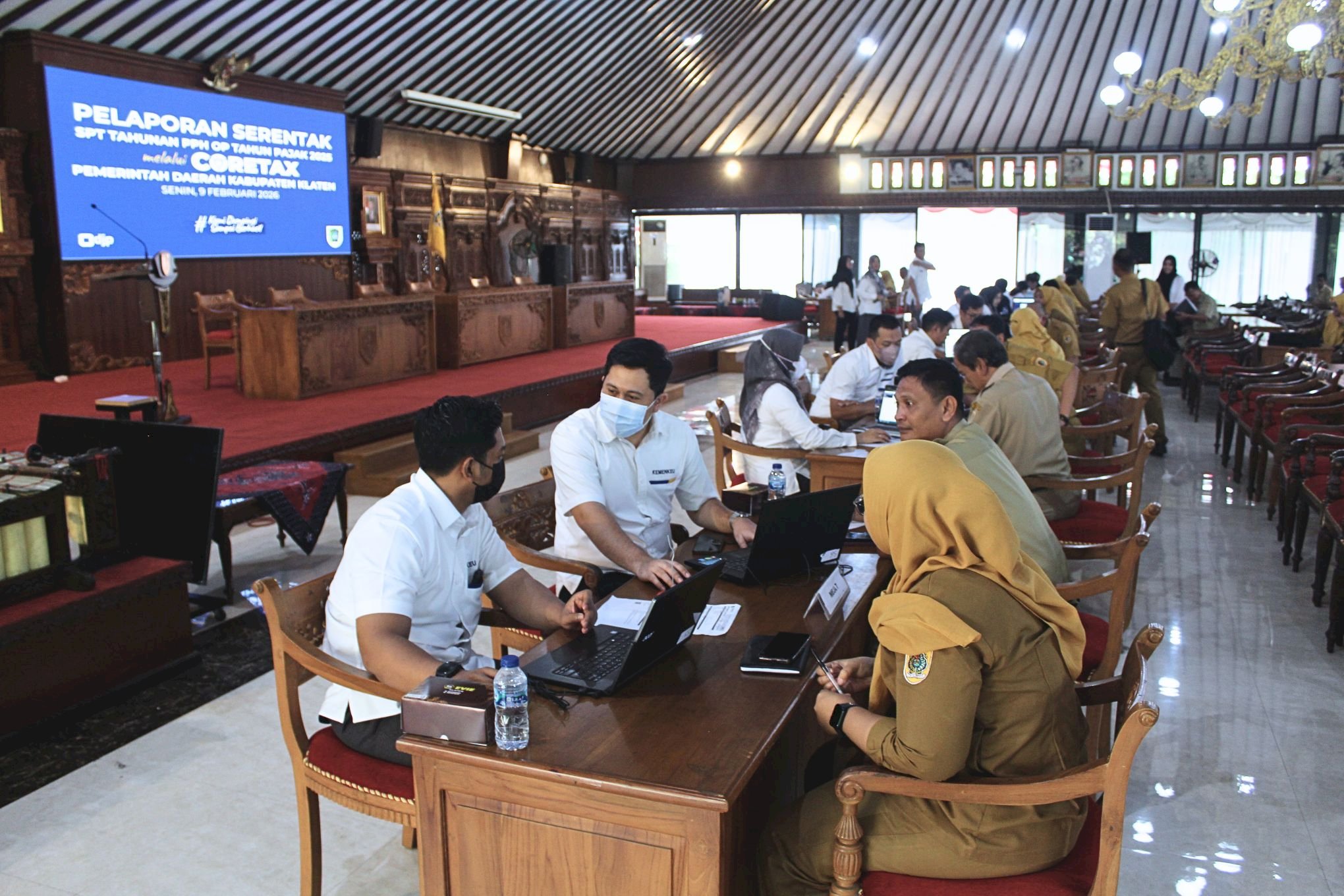 Sosialisasi Pelaporan SPT Tahunan melalui Coretax dan Pojok Konsultasi Perpajakan