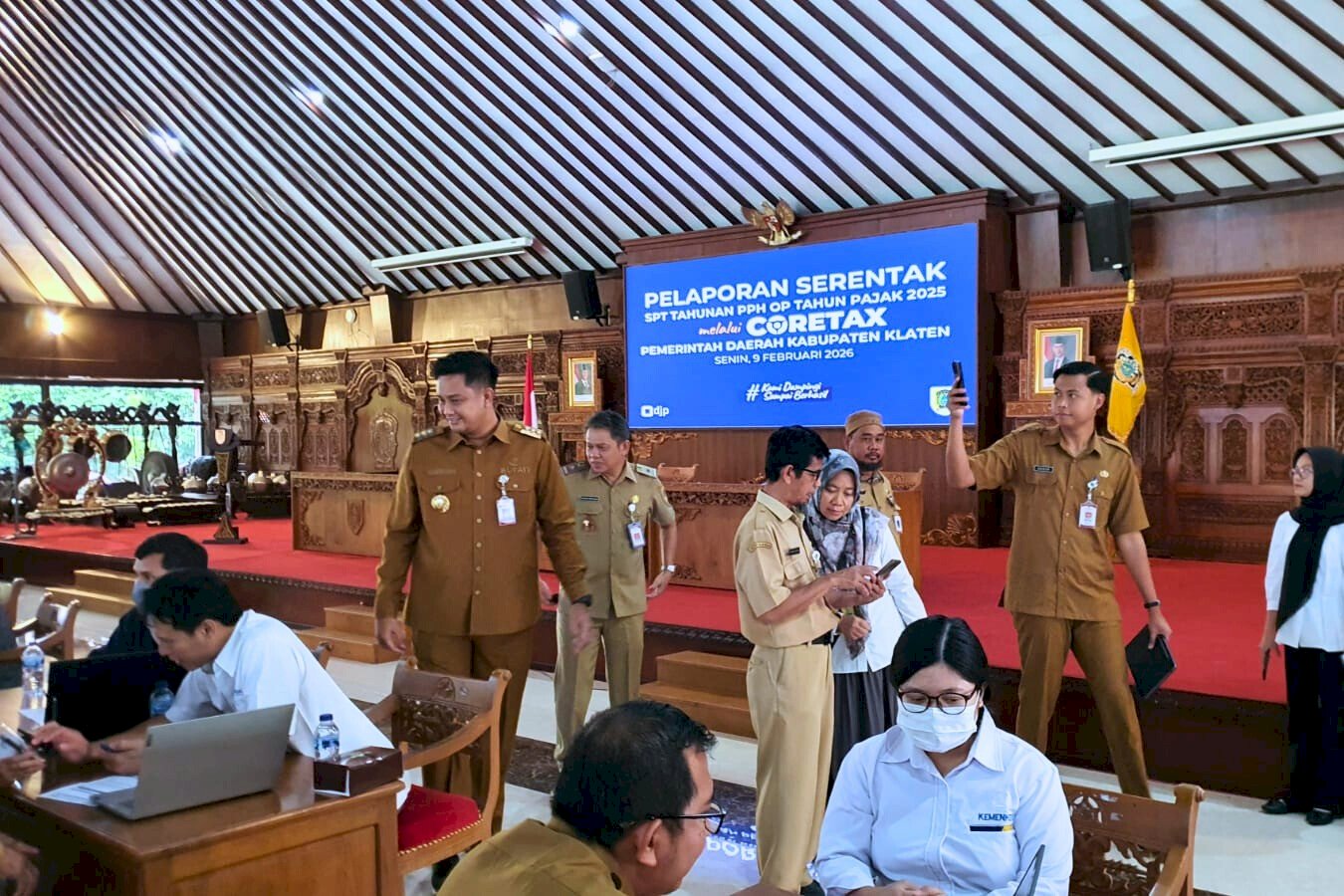 Sosialisasi Pelaporan SPT Tahunan melalui Coretax dan Pojok Konsultasi Perpajakan