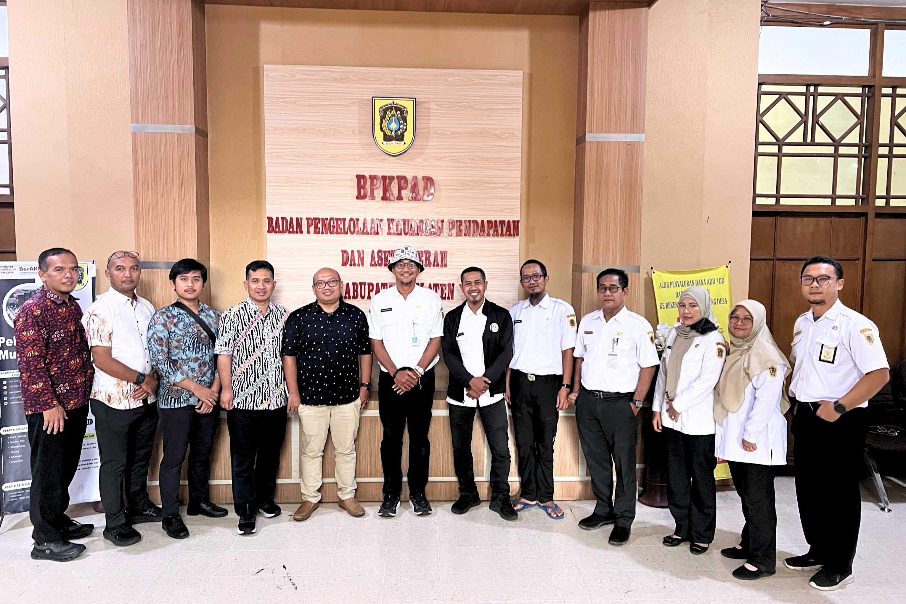 Studi Tiru Pengelolaan Barang Milik Daerah (BMD) ke BPKPAD Kab. Klaten oleh BPKAD Kab. Blitar