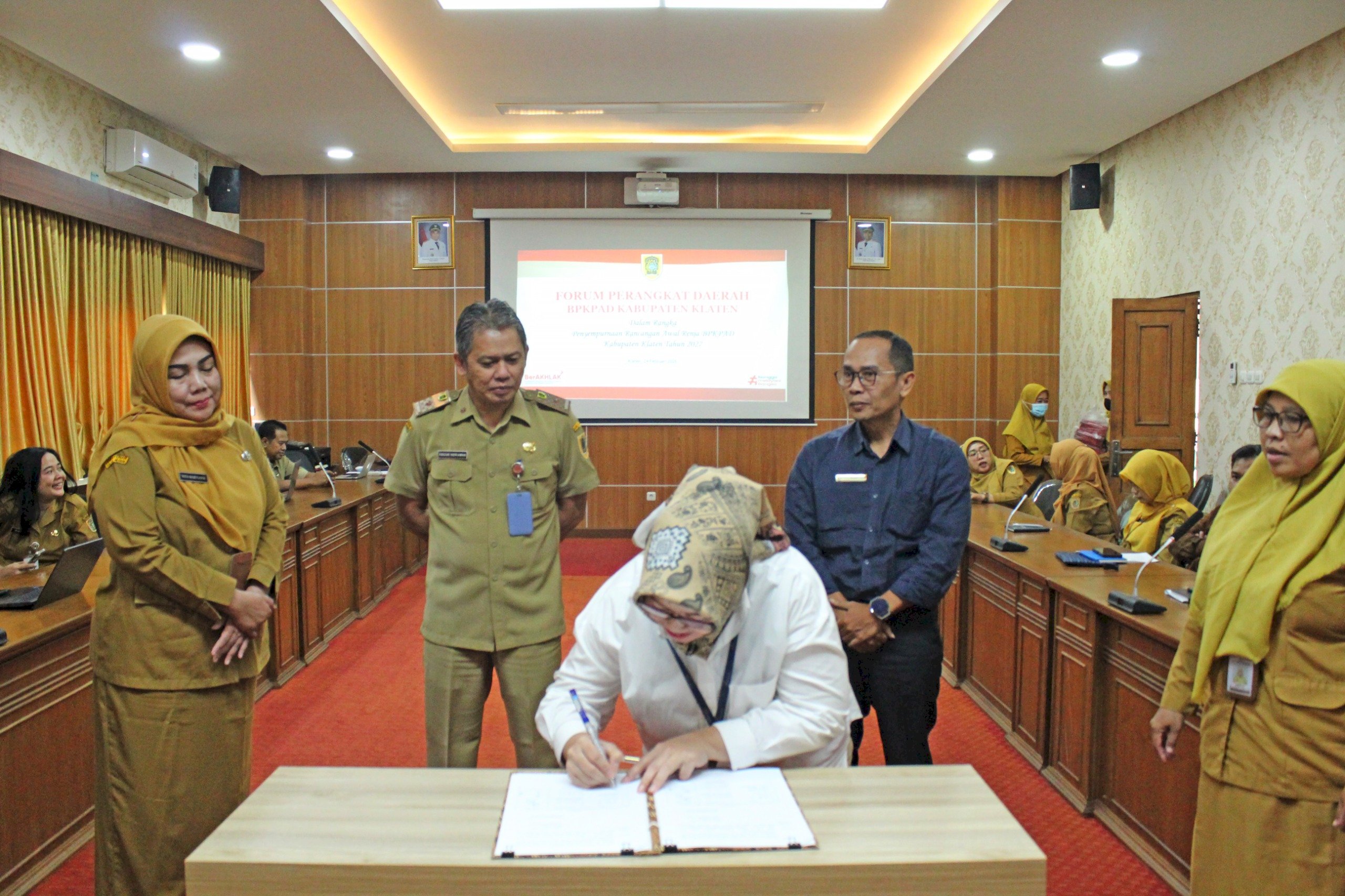 Forum Perangkat Daerah Dalam Rangka Penajaman Rancangan Awal Renja BPKPAD Kab. Klaten Tahun 2027