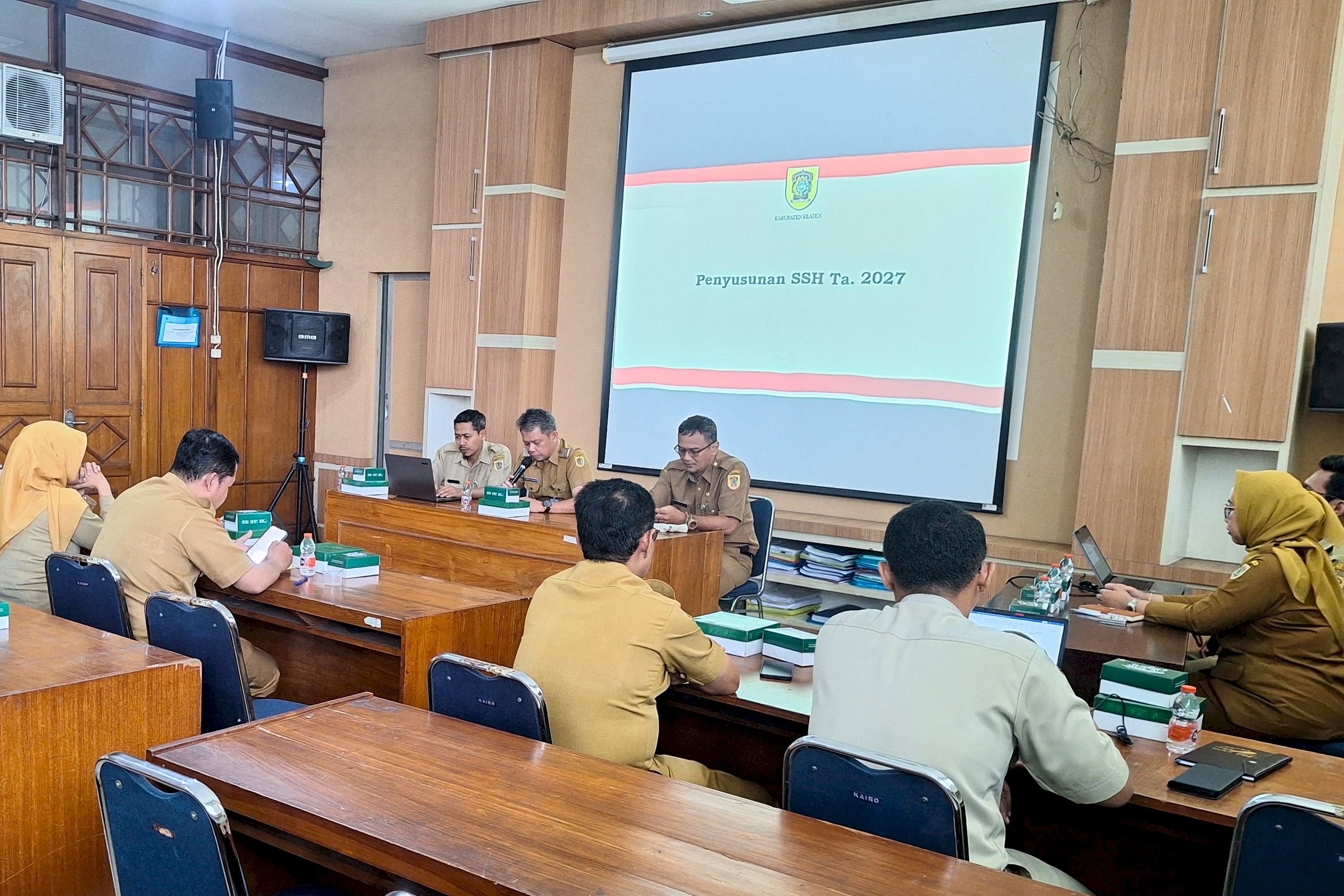 Rapat Koordinasi Tim Penyusun Standar Harga Satuan Barang dan Jasa (SHSBJ) Kabupaten Klaten Tahun Anggaran 2027